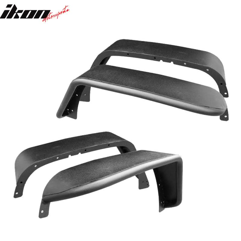 2007-2018 Jeep Wrangler JK Front Bumper Grille + Fender Flares