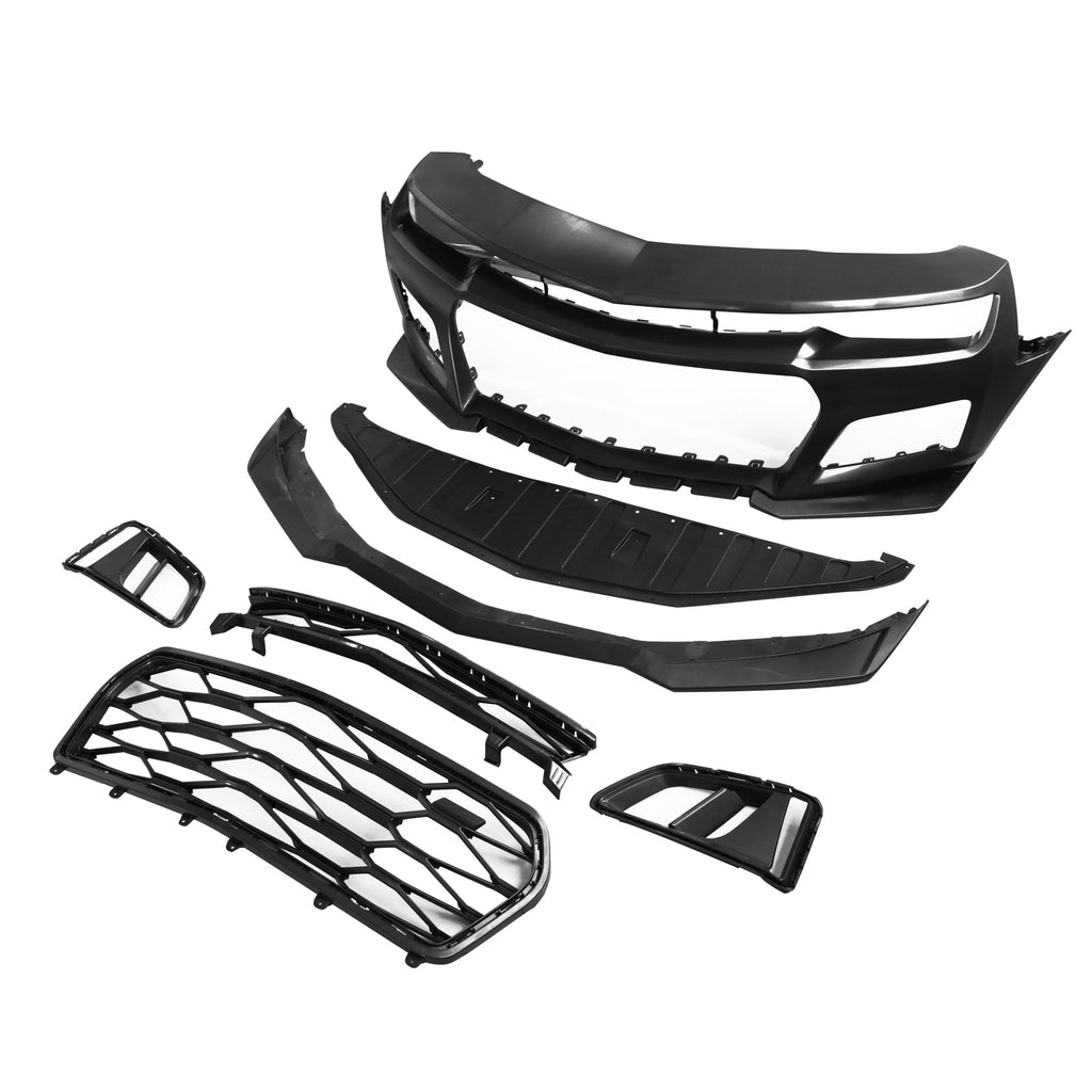 2014-2015 Chevy Camaro ZL1 Style Front Bumper w/ Signal Fog Lights