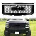 2007-2013 GMC Sierra 1500 Denali Mesh Front Hood Molding Grille ABS