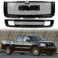 2007-2013 GMC Sierra 1500 Denali Upper Grille Lower Bumper Grille ABS