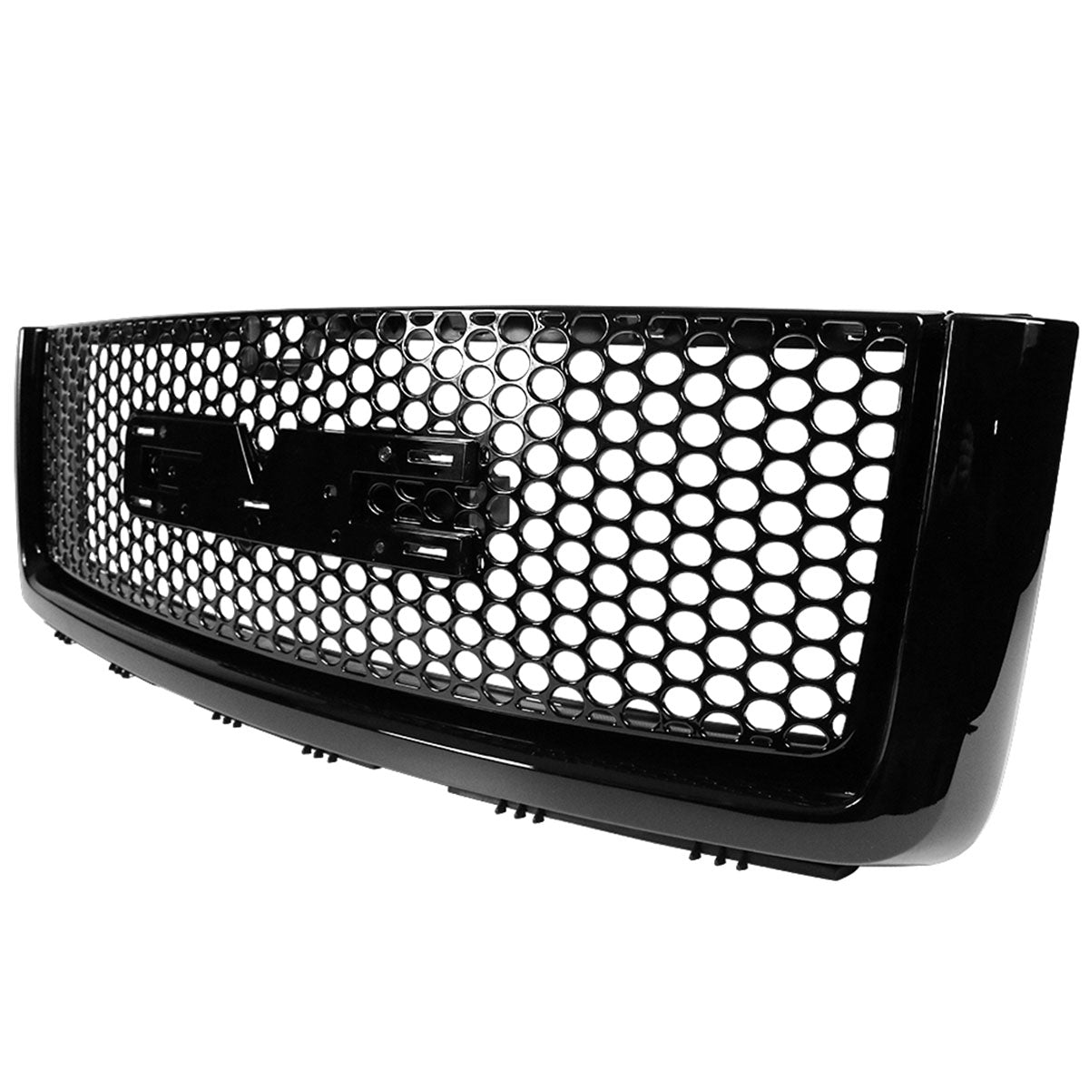 2007-2013 GMC Sierra 1500 Denali Hood Molding Upper Lower Grille ABS