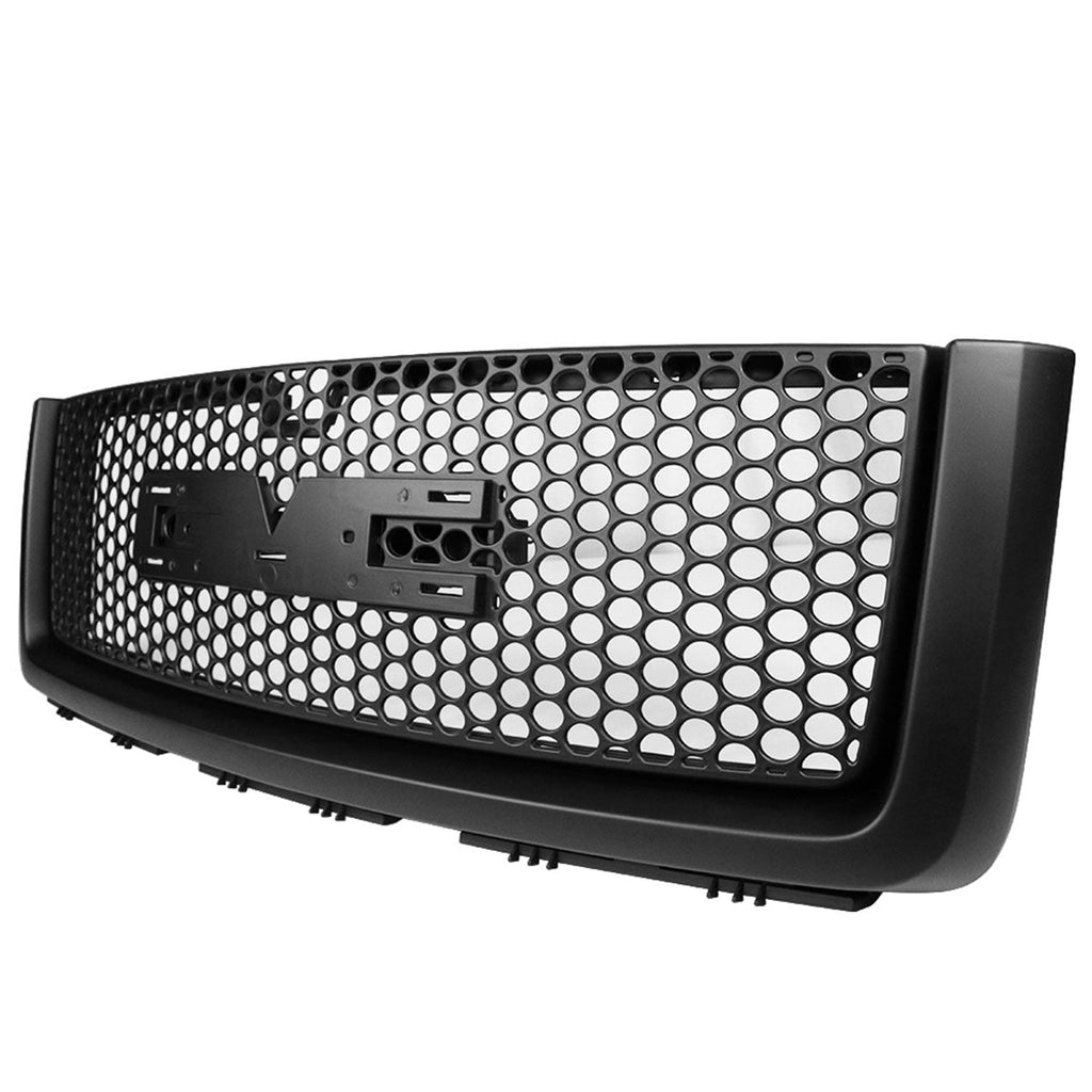 2007-2013 GMC Sierra 1500 Denali Hood Molding Upper Lower Grille ABS