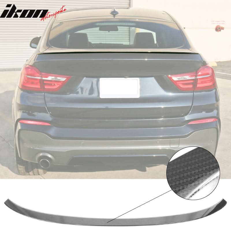 2015-2018 BMW F26 X4 P Trunk Spoiler CF Print