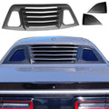 2008-2023 Dodge Challenger Unpainted Rear Window Louver Side Vent ABS