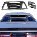 2008-2023 Dodge Challenger Unpainted Rear Side Window Louver Air Vent