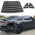 2005-2014 Ford Mustang Rear Unpainted Window Louvers Side Vent Scoops