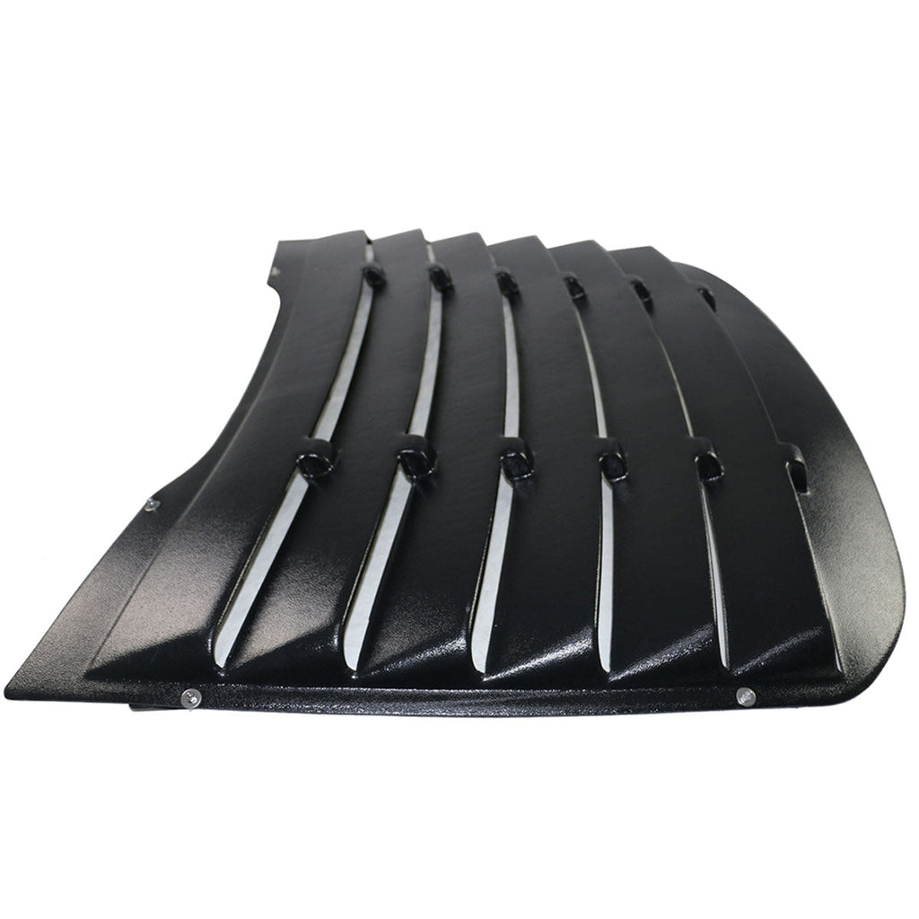 2015-2023 Ford Mustang Coupe V Style Rear Window Louver Side Vent ABS