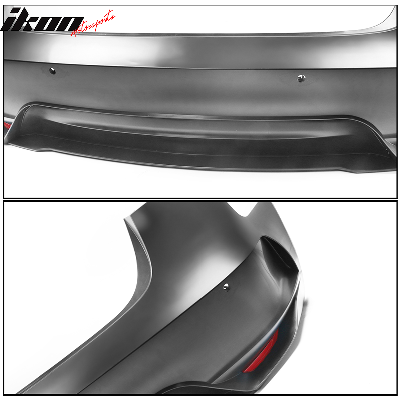 2017-2023 Tesla Model 3 IKON Style Rear Bumper Cover W/Reflectors PP