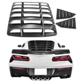 2014-2019 Chevy Corvette C7 Classic Style Side Rear Window Louvers ABS