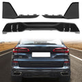 2019-2023 BMW G05 X5 M Sport Black Rear Aprons Rear Diffuser ABS 2PCS