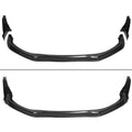 2017-2020 Toyota 86 CS Style Black Front Bumper Lip Front Winglets PU