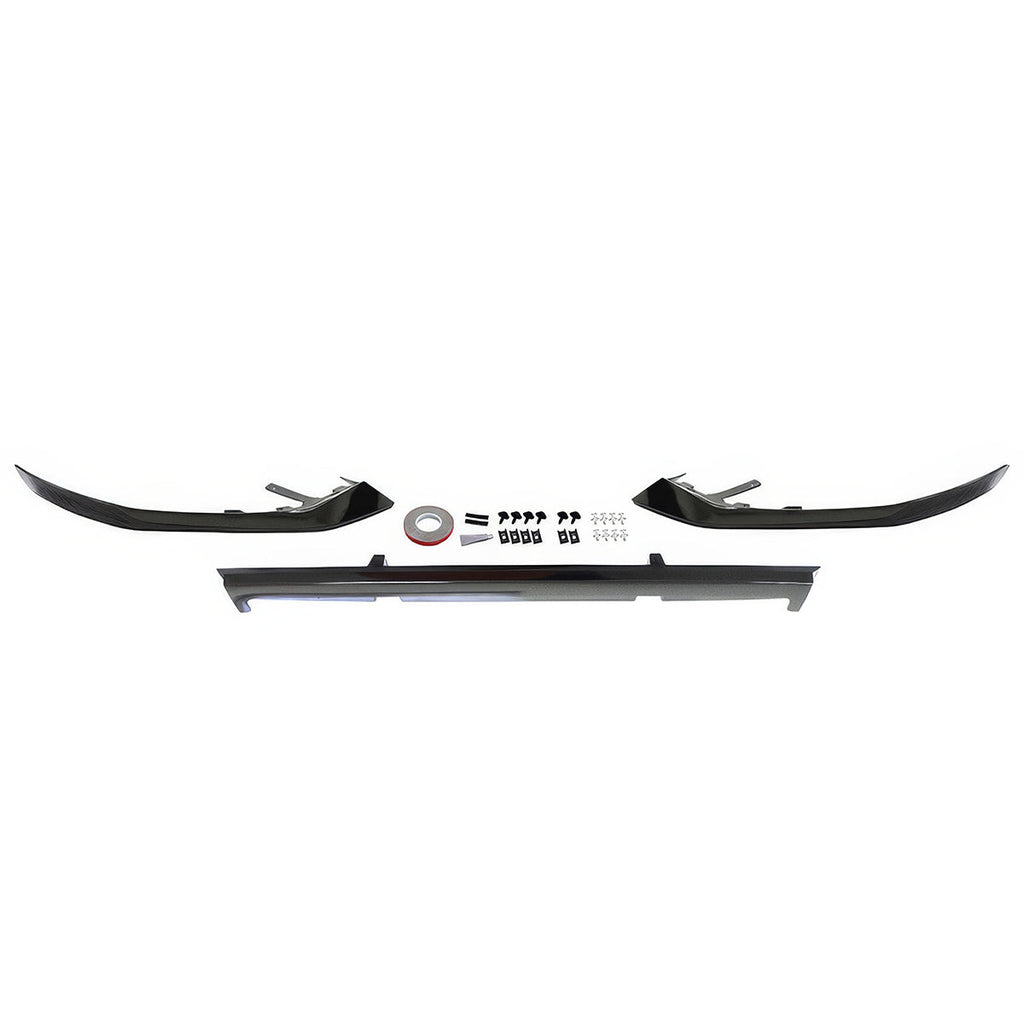 Fit 2021-2023 BMW G30 G31 M550i Rear Diffuser+Front Bumper Lip+Side Sk