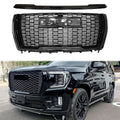 2021-2023 GMC Yukon XL Denali Style Gloss Front Grille with Hood Guard