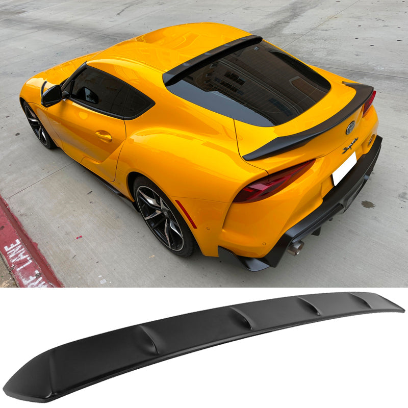 2000-2025 Toyota GR Supra MK5 V2 Unpaint TRD Trunk + Roof Spoiler ABS