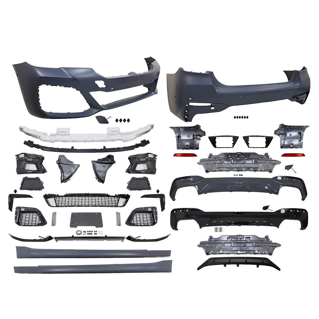 2021-2023 BMW G30 M Sport Front Rear Bumper Diffuser Lip Side Skirt