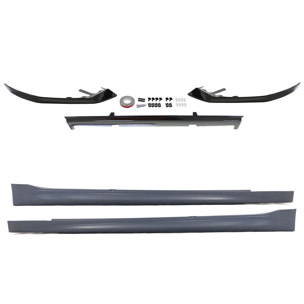 2021-2023 BMW G30 M Sport Front Rear Bumper Diffuser Lip Side Skirt