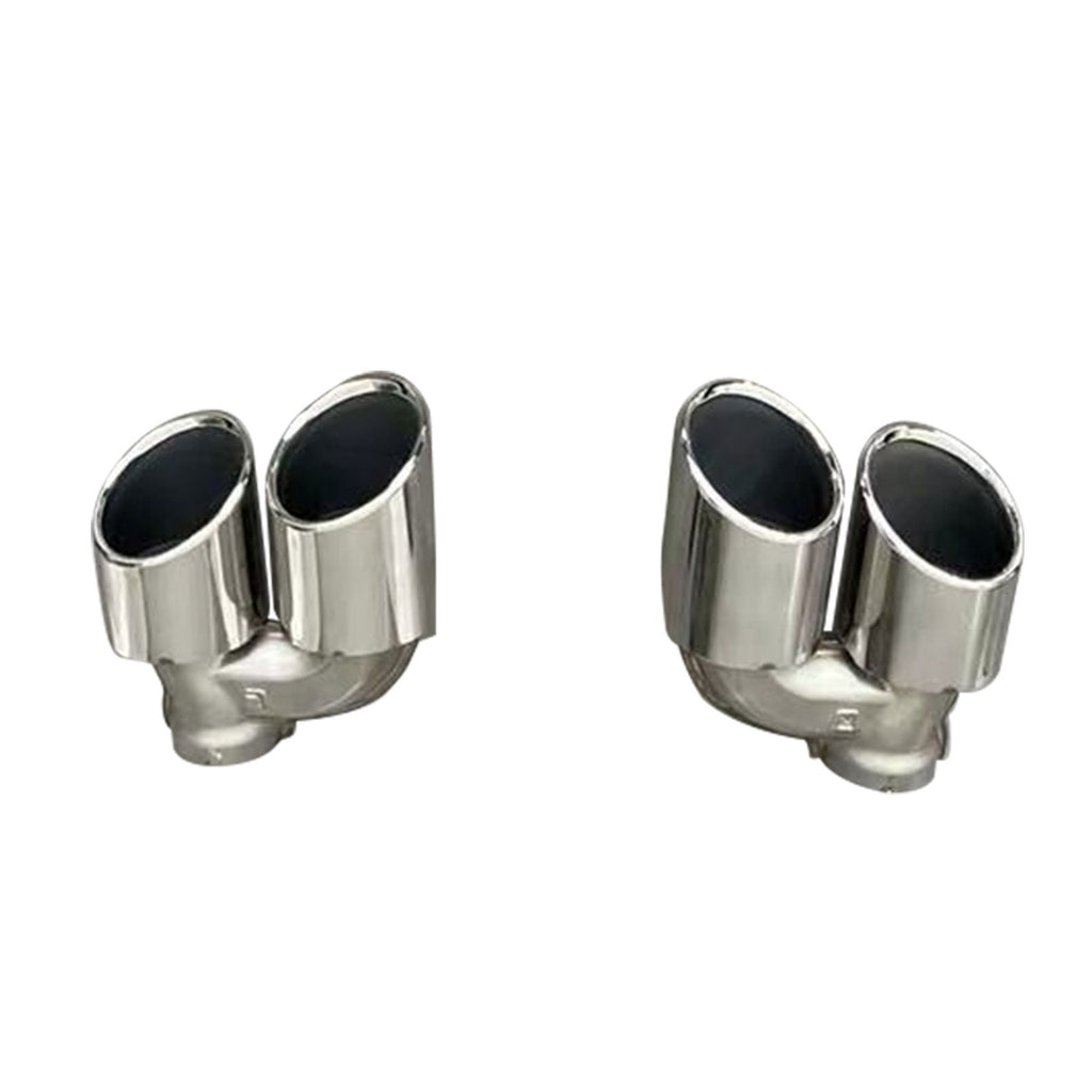 2014-2015 Chevy Camaro Black Rear Diffuser + Quad Exhaust Tips