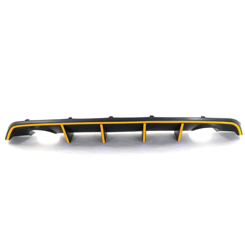 2012-2014 Charger SRT8 V2 Style Rear Diffuser w/ Reflective Tape