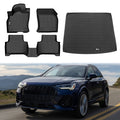 2019-2024 Audi Q3 3D Molded Black All Weather Floor Mats Trunk Mat TPE