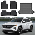 2022-2024 Hyundai Tucson Hybrid 3D Black Floor Mats + Trunk Mat TPE