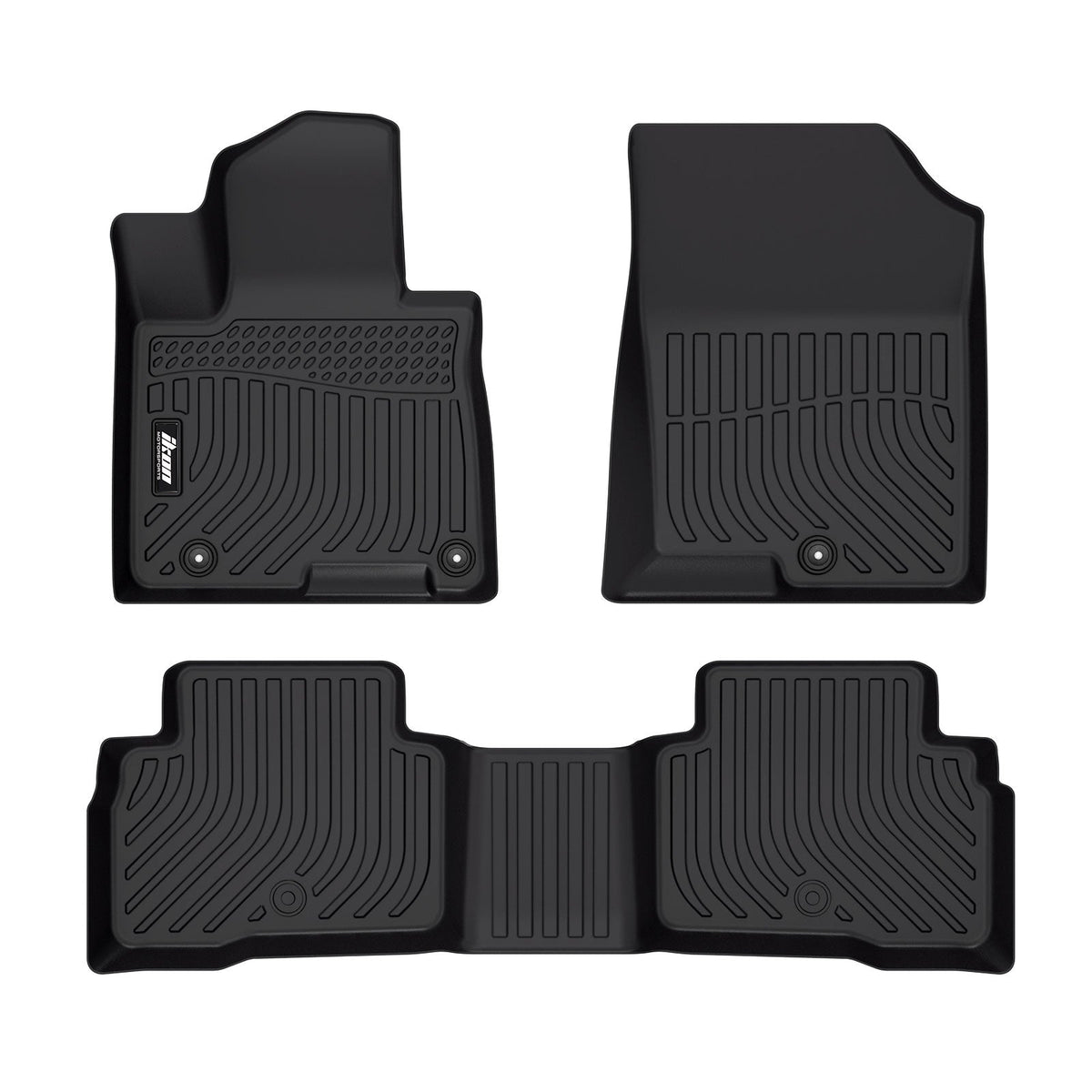 2022-2024 Hyundai Tucson Hybrid 3D Black Floor Mats + Trunk Mat TPE
