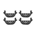 2021-2025 Ford Bronco 4 Door Black Rock Rail Side Step Tungsten Steel
