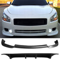 Rear Diffuser & Front Lip For 2009-2015 Nissan Maxima VIP Style Black