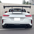 57'' 12" Height Drag Trunk Spoiler V2 Side Plates V6 Legs Carbon Fiber