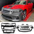 2015-2023 Dodge Charger Widebody SRT Bumper Cover Matte Black Lip PP