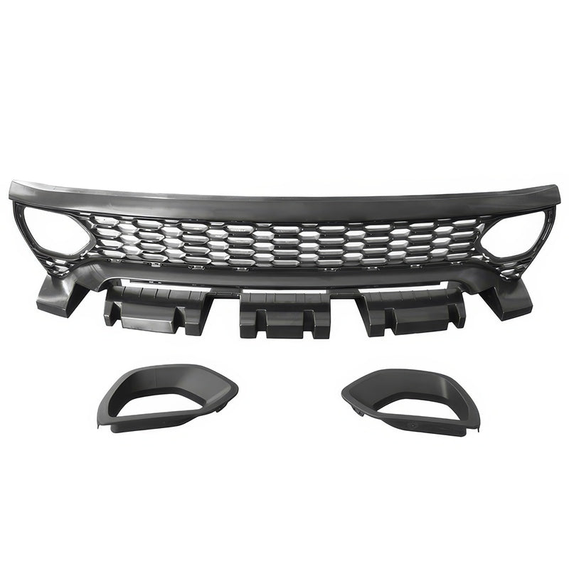 2015-2023 Dodge Charger Widebody SRT Black Front Bumper W/LED Light PP