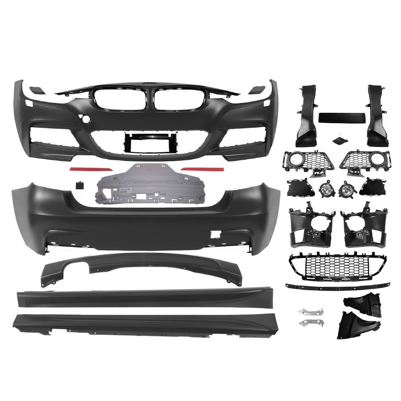 2012-2018 BMW 3-Series F30 M-Tech Side Skirts Front Rear Bumper Covers