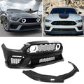 2015-2017 Ford Mustang Front Bumper Cover W/ Chin Lip LED Grille
