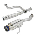 94-01 Acura Integra Catback Exhaust Single Burnt Tip Stainless Steel