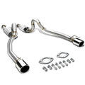 1996-2004 Ford Mustang V8 Catback Exhaust Dual Round Tip Stainless Steel