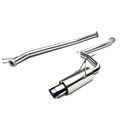03-06 Honda Accord 2DR Single Burnt Tip Catback Exhaust Stainless Steel