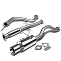 92-00 Honda Civic Catback Exhaust Single Rolled Tip Stainless Steel