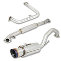 00-05 Mitsubishi Eclipse Single Burnt Tip Catback Exhaust Stainless Steel