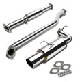 93-97 Toyota Corolla Single Tip Catback Exhaust Stainless Steel