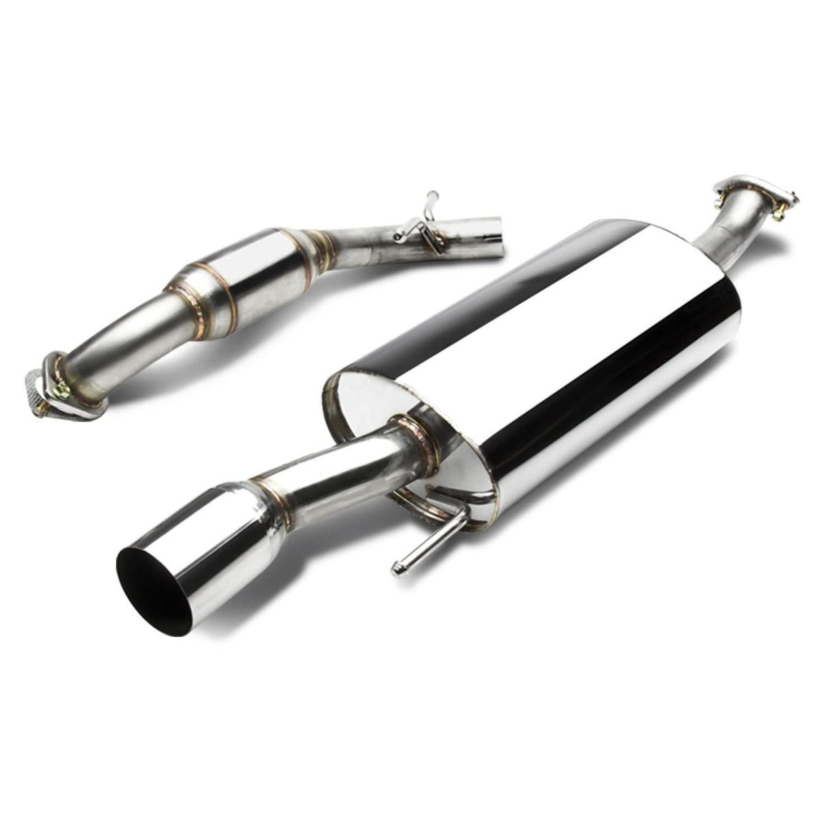 92-98 Volkswagen Golf MK3 Single Tip Catback Exhaust Stainless Steel