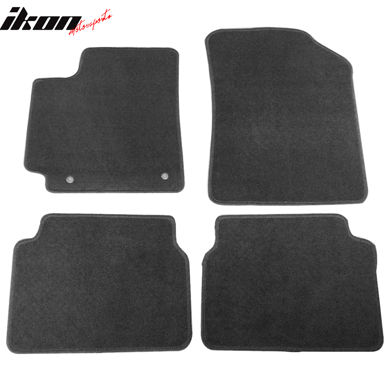 2009-2013 Toyota Corolla Car Mat Black Carpet 4PC Nylon