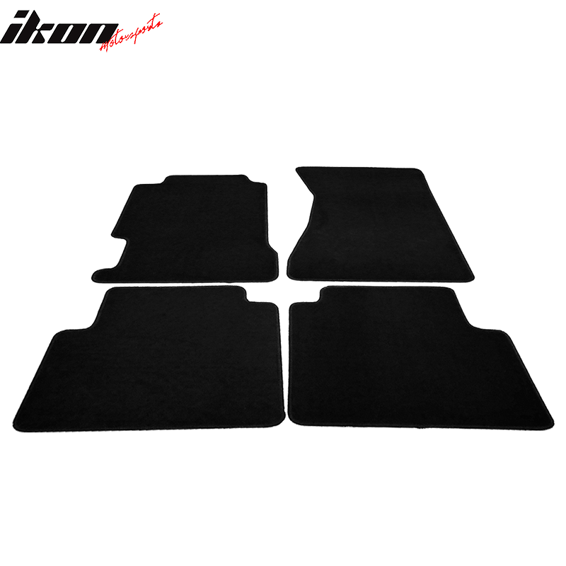 Car Floor Mat for 1996-1998 Acura TL Black Car Front Rear Nylon 4PC
