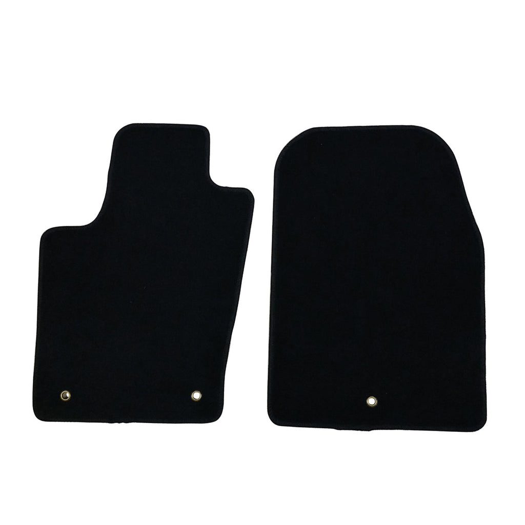 Car Floor Mat for 2011-2025 Dodge Durango Black Carpets Nylon 2PC
