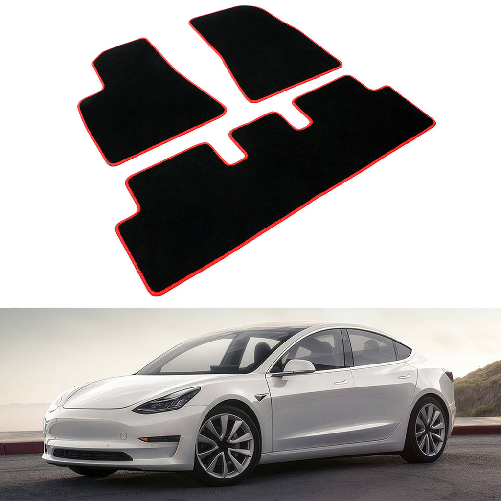 2017-2023 Tesla Model 3 Floor Mats Carpets