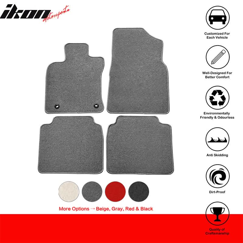 2019-2025 Lexus ES300H ES350 Car Floor Mats Carpet 4PC Nylon