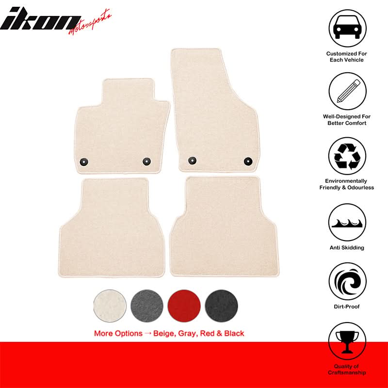 2015-2018 Audi Q3 Car Floor Mats Carpet 4PC Nylon