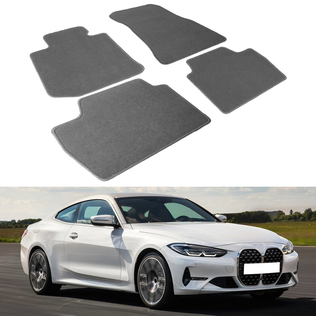 2021-2025 BMW G22 4 Series Nylon Floor Mat Front Rear Carpet Set