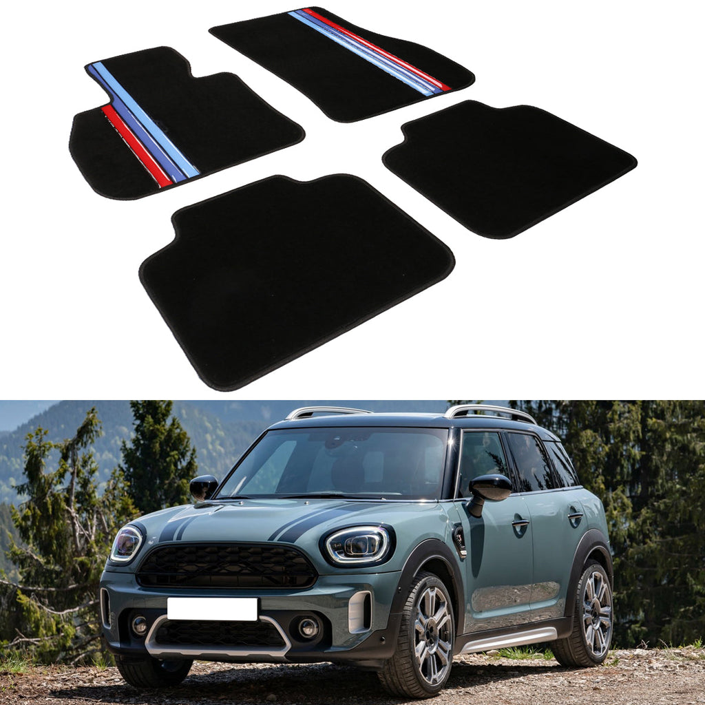 2017-2023 Mini Cooper Countryman Nylon Car Floor Mats Carpet 4PC
