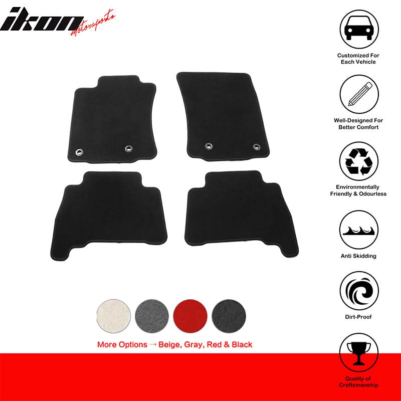 2014-2023 4Runner 2014-2022 GX460 4PCS Floor Mats Carpet Nylon
