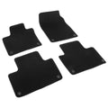 2016-2025 Volvo XC90 PHEV & MHEV Black Floor Mats Nylon 4PCS