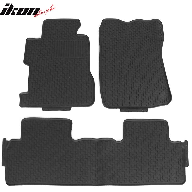 2006-2011 Honda Civic Floor Mats Latex Rubber Front Second Row